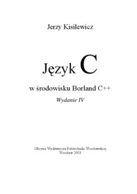 Język w środowisku Borland C++ 